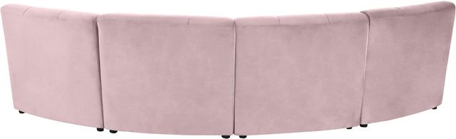 Meridian Furniture Limitless 4-Piece Pink Velvet Modular Sectional-3