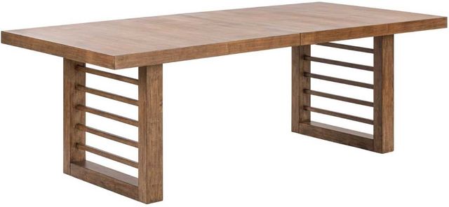 Liberty Furniture Shaker Lakes Harvest Brown Double Pedestal Table-1