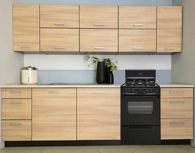 Premier 24" Black Freestanding Gas Range-3