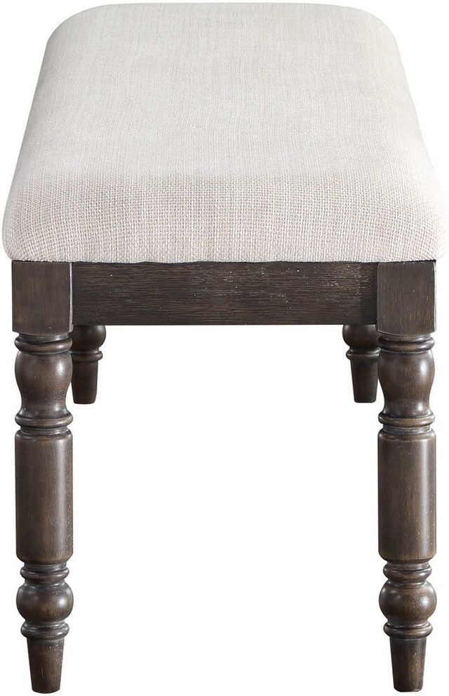Steve Silver Co. Hutchins Dusty Beige/Dusty Espresso Dining Bench-2