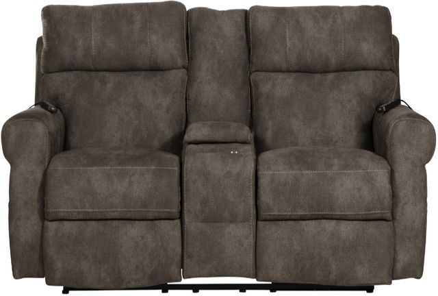 American Wholesale Furniture Tranquility Pewter Power Reclining Loveseat-0