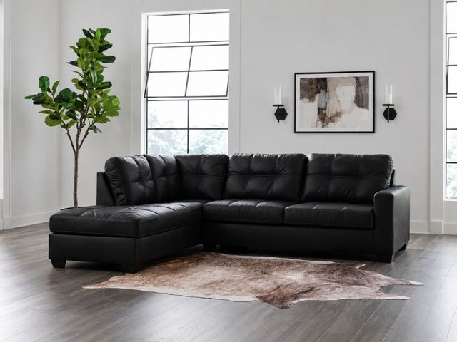 Benchcraft® Barlin Mills 2-Piece Carbon Left-Arm Facing Sectional and Chaise-1