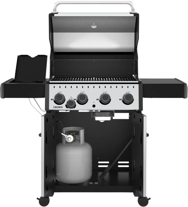 Broil King® Crown™ S 440 4-Burner Stainless Steel Freestanding Liquid Propane Grill-1