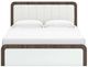 Signature Design by Ashley® Kendanport Brown/White King Upholstered Panel Bed-2