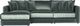 Jackson Furniture Remington 3-Piece Pine Left Arm Facing Sectional and Chaise-1