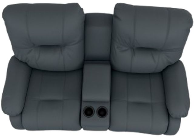 Best® Home Furnishings Customizable Brinley Leather Power Reclining Space Saver Loveseat with Console-4