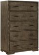 Westwood Design Dovetail Graphite 5-Drawer Chest-0