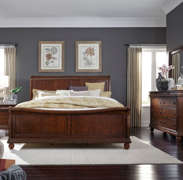 Liberty Furniture Rustic Traditions Queen Sleigh Bedroom Set - Thumbnail 4