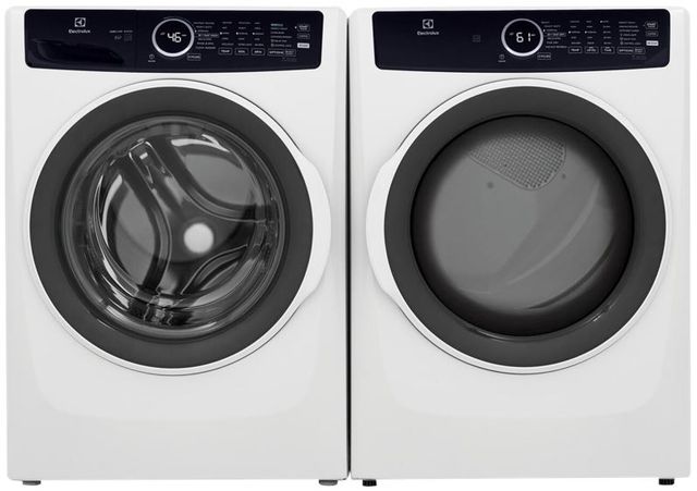 Electrolux White Front Load Washer & Gas Dryer Laundry Pair-0