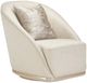 Michael Amini® La Rachelle Gold Rush/Medium Champagne Swivel Chair-0