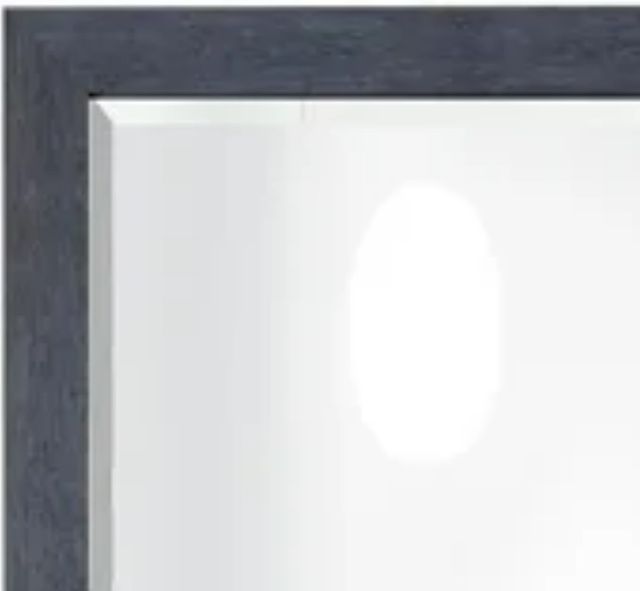 Stylecraft Gray Beveled Framed Wall Mirror-1