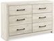 Signature Design by Ashley® Cambeck 5-Piece Whitewash Twin Panel Headboard Set-2