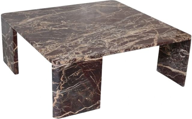 Meridian Furniture Livorno Burgundy Red Cherry Coffee Table-0