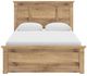 Signature Design by Ashley® Makidern Tan Queen Panel Bed with 4-Drawer Storage-3