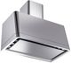 Ilve® Panoramagic 36" Stainless Steel Wall Mounted Range Hood with Silver Trim-1