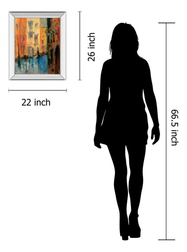 Classy Art Venice I by Anne Farrall Doyle Mirrored Frame Wall Art-2