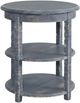 Sunny Designs™ Marina Ocean Blue Round Side Table-2