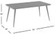 Jofran Inc. Prelude Suede Dining Table with Black Base-2