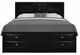 Global Furniture USA Linda Black King Panel Storage Bed-1