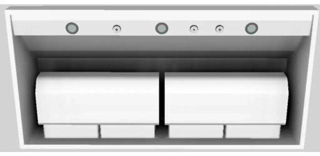 Vent-A-Hood® 48" White Wall Mounted Range Hood-3