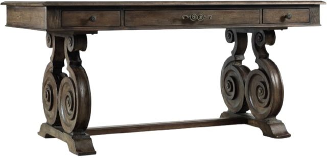 Hooker® Furniture Rhapsody Walnut Colored Rustic Writing Desk-0