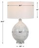 Uttermost® Clary Gray/White Table Lamp-2