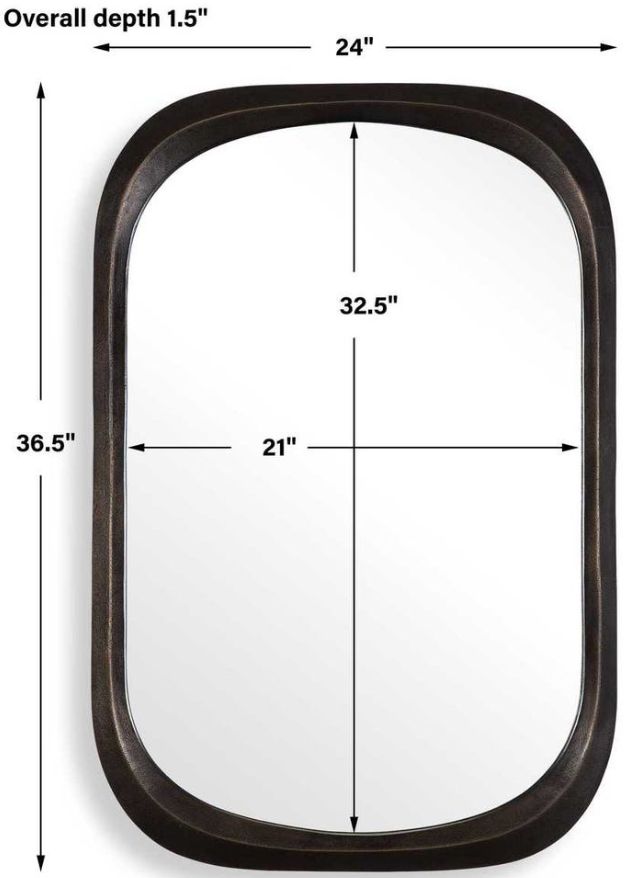 Uttermost® Malone Dark Bronze Mirror-2