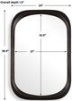 Uttermost® Malone Dark Bronze Mirror-2