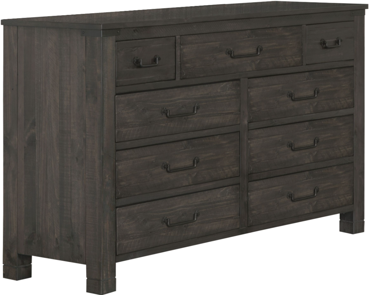 Magnussen Home Abington Weathered Charcoal Dresser Comfort Center Furniture