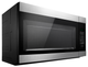 Amana® 1.6 Cu. Ft. Black on Stainless Over The Range Microwave-2