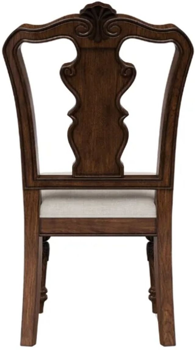 Bernards Coventry Beige/Brown Upholstered Side Chair-4