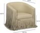 TOV Furniture Shag Me Tan Swivel Accent Chair-2