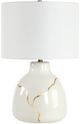 Renwil® Everren Rhodes Glazed Ivory/Gold Leaf Table Lamp-0