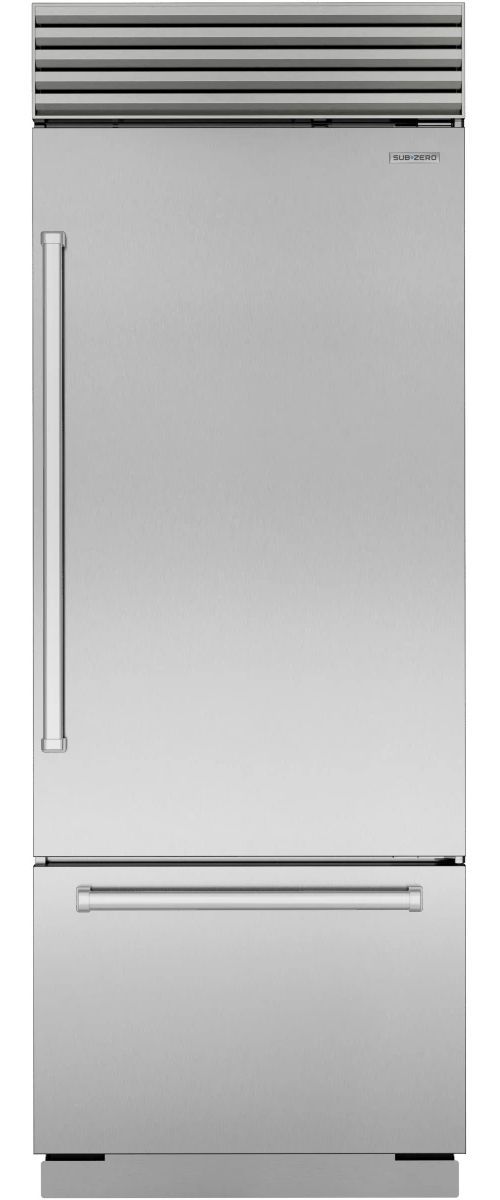 Sub-Zero® Classic Series 30" 17 Cu. Ft. Stainless Steel Built-In Bottom Freezer Refrigerator-0