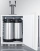Summit® Commercial 24" White Built In Cold Brew Coffee Kegerator-3