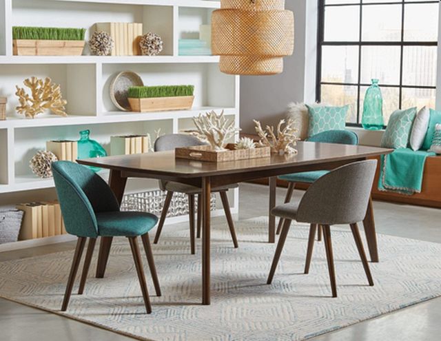 Coaster® Malone Dark Walnut Dining Table-1