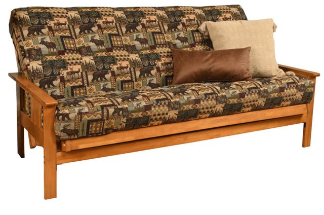 Kodiak Furniture Monterey Peter's Cabin/Butternut Full Futon with Mattress-0