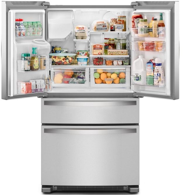 Whirlpool® 36 in. 24.5 Cu. Ft. Fingerprint Resistant Stainless Steel French Door Refrigerator-1