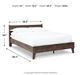 Signature Design by Ashley® Calverson Mocha Full Panel Platform Bed-4