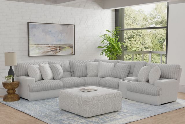 Catnapper® Abraxas 7-Piece Moonstruck Curved Manual Reclining Sectional-1