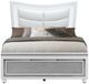 Global Furniture USA Collete 4-Piece White Full Panel Bedroom Set-2