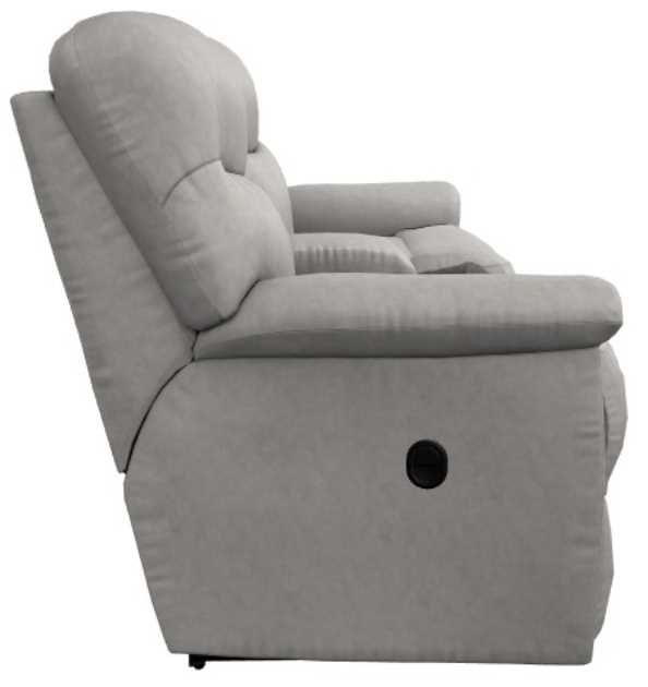 La-Z-Boy® James Powder Manual Reclining Loveseat with Console-3