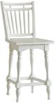 Liberty Furniture Magnolia Manor Antique White Spindle Back Swivel Counter Height Chair-0