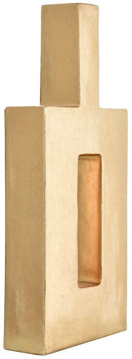 Harp & Finial® Pont Gold Leaf Tall Vase-3