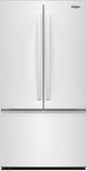 Whirlpool® 36 in. 30.5 Cu. Ft. White French Door Refrigerator with Ice Maker-0