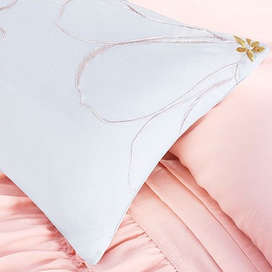 Olliix by Intelligent Design Waterfall Blush Twin/Twin XL Comforter Set-4