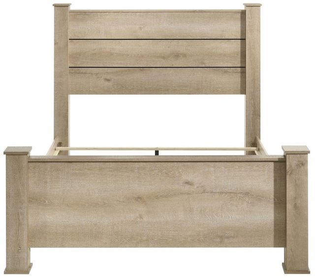 Coaster® Oakglen Weathered Oak Queen Panel Bed -2
