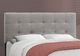 Monarch Specialties Inc. Grey Linen Queen Bed-4