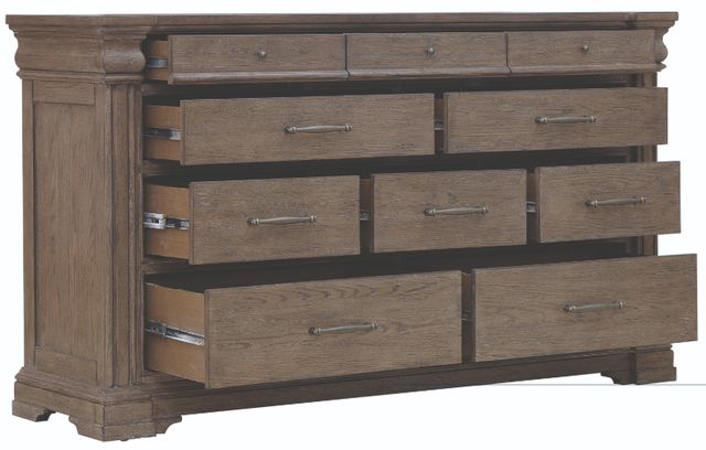 Pulaski™ Hickory Creek Natural Bark 10-Drawer Dresser-2