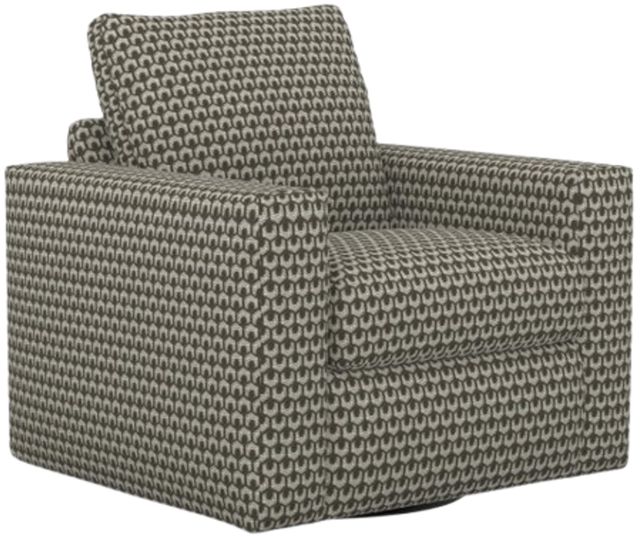 Corinthian Furniture Rayne Green Swivel Accent Chair-0